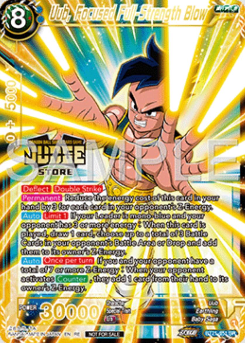 Uub, Focused Full-Strength Blow (Judge Pack Vol.16) (Store) (BT21-051) [Judge Promotion Cards] | Pegasus Games WI