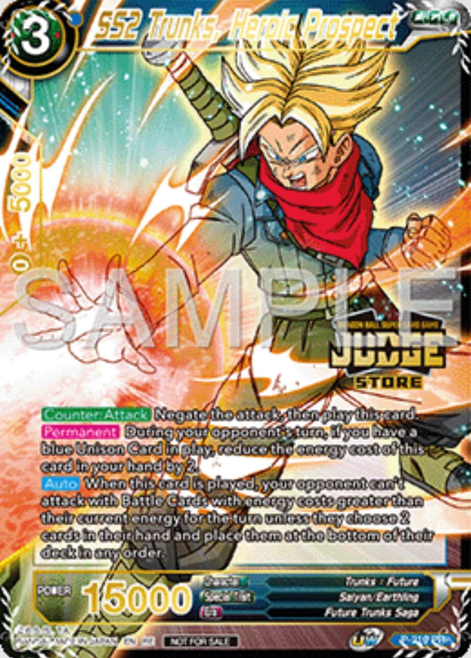 SS2 Trunks, Heroic Prospect (Judge Pack Vol.16) (Store) (P-219) [Judge Promotion Cards] | Pegasus Games WI