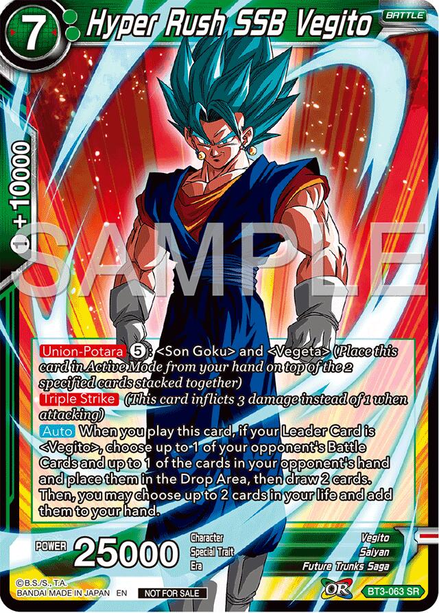 Hyper Rush SSB Vegito (Championship 2024 Finals Pack) (BT3-063) [Tournament Promotion Cards] | Pegasus Games WI