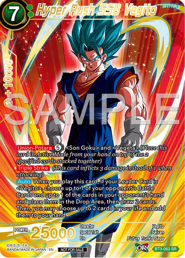 Hyper Rush SSB Vegito (Championship 2024 Finals Pack) (Gold Stamped) (BT3-063) [Tournament Promotion Cards] | Pegasus Games WI