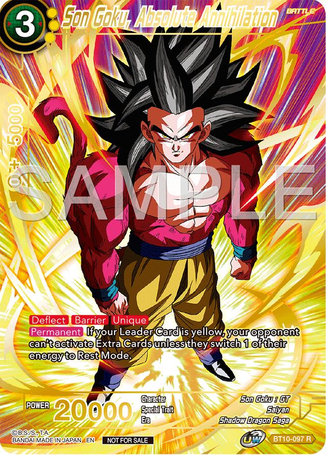 Son Goku, Absolute Annihilation (Championship 2024 Finals Pack) (Gold Stamped) (BT10-097) [Tournament Promotion Cards] | Pegasus Games WI