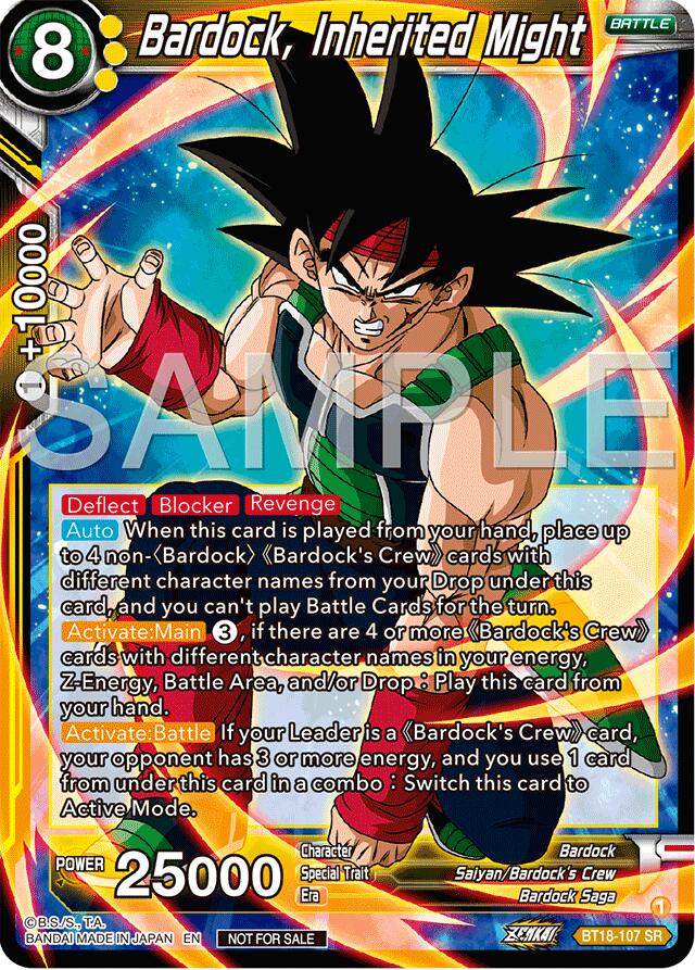 Bardock, Inherited Might (Championship 2024 Finals Pack) (BT18-107) [Tournament Promotion Cards] | Pegasus Games WI