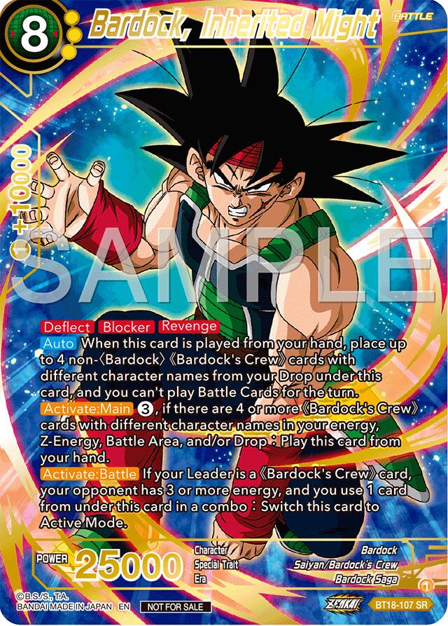 Bardock, Inherited Might (Championship 2024 Finals Pack) (Gold Stamped) (BT18-107) [Tournament Promotion Cards] | Pegasus Games WI