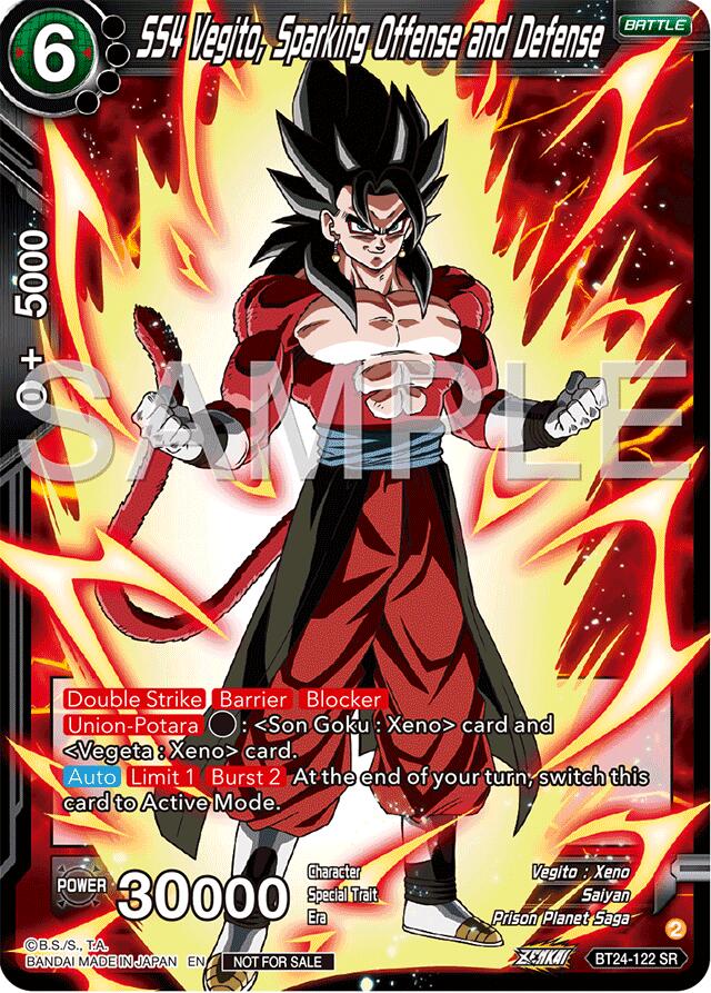 SS4 Vegito, Sparking Offense and Defense (Championship 2024 Finals Pack) (BT24-122) [Tournament Promotion Cards] | Pegasus Games WI
