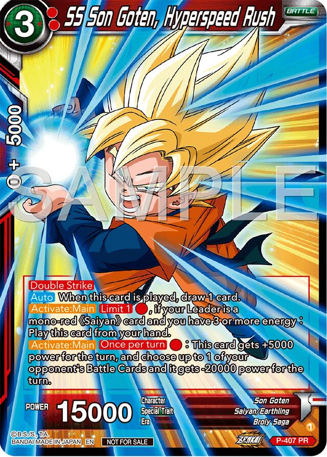 SS Son Goten, Hyperspeed Rush (Championship 2024 Finals Pack) (P-407) [Tournament Promotion Cards] | Pegasus Games WI