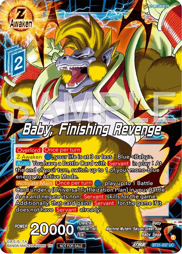 Baby, Finishing Revenge (Championship 2024 Finals Zenkai Pack) (BT21-037) [Tournament Promotion Cards] | Pegasus Games WI