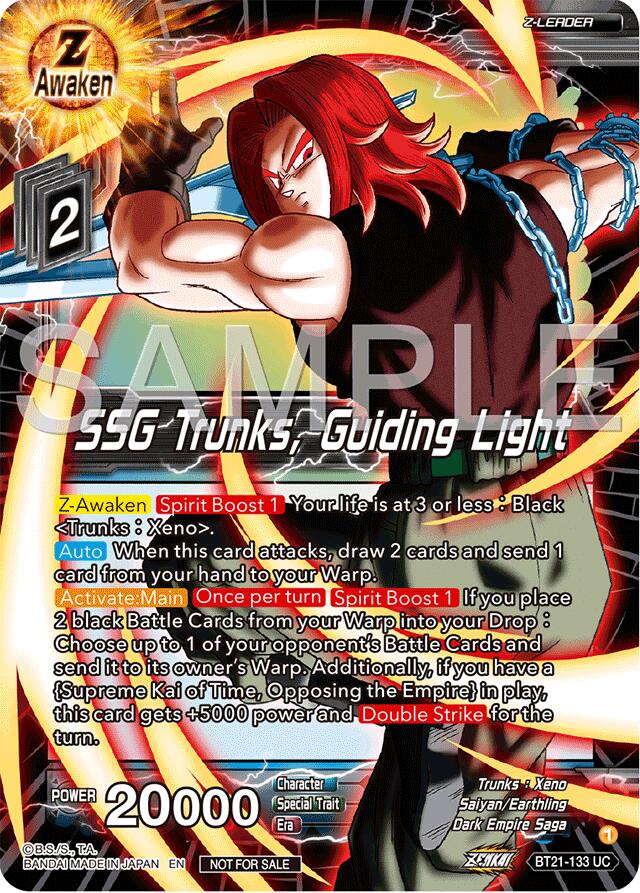 SSG Trunks, Guiding Light (Championship 2024 Finals Zenkai Pack) (BT21-133) [Tournament Promotion Cards] | Pegasus Games WI