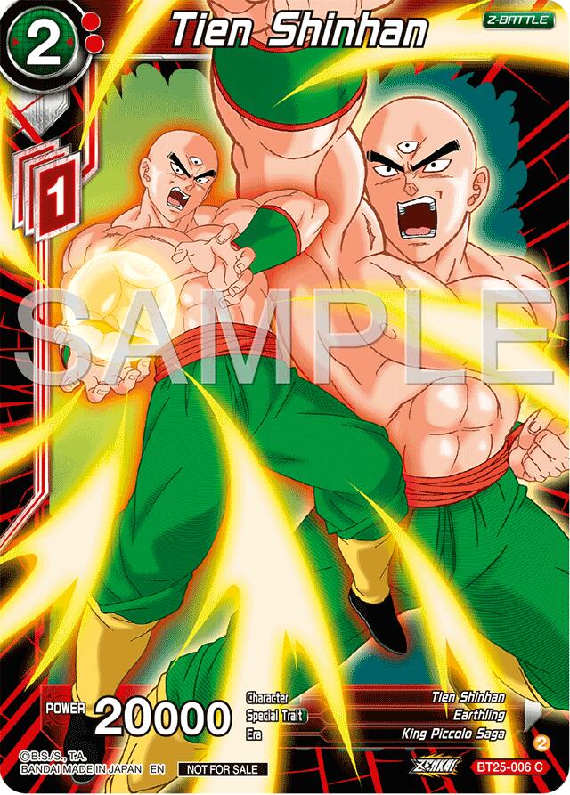 Tien Shinhan (Championship 2024 Finals Zenkai Pack) (BT25-006) [Tournament Promotion Cards] | Pegasus Games WI