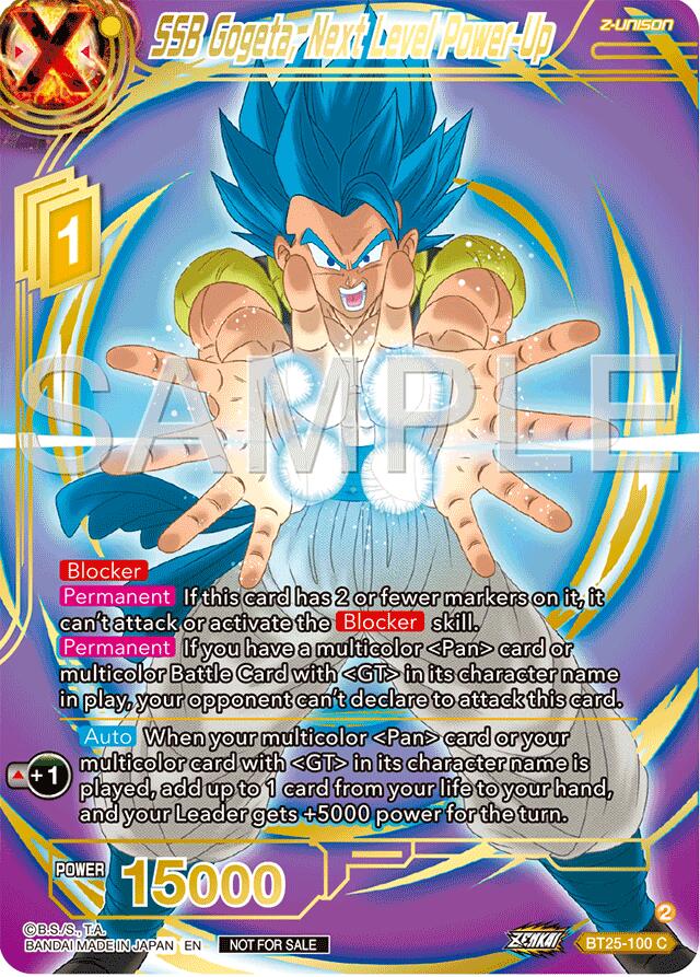 SSB Gogeta, Next Level Power-Up (Championship 2024 Finals Zenkai Pack) (Gold Stamped) (BT25-100) [Tournament Promotion Cards] | Pegasus Games WI