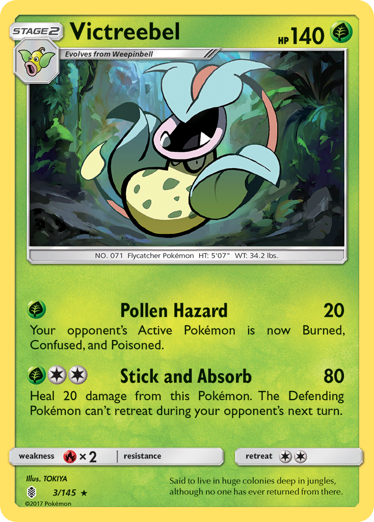 Victreebel (3/145) [Sun & Moon: Guardians Rising] | Pegasus Games WI