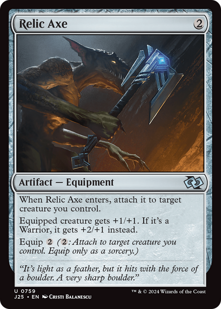 Relic Axe [Foundations Jumpstart] | Pegasus Games WI