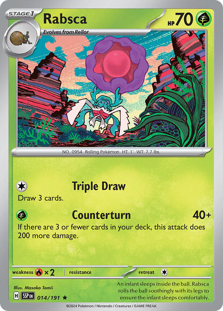 Rabsca (014/191) (Theme Deck Exclusive) [Scarlet & Violet: Surging Sparks] | Pegasus Games WI