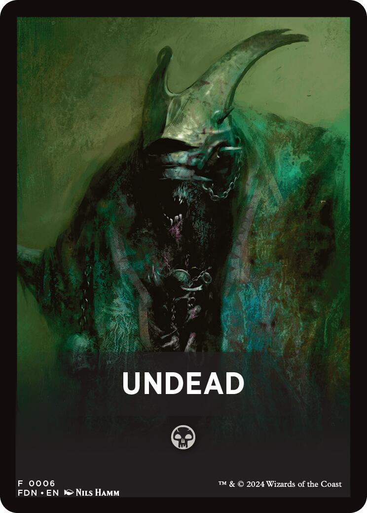 Undead Theme Card [Foundations Tokens] | Pegasus Games WI