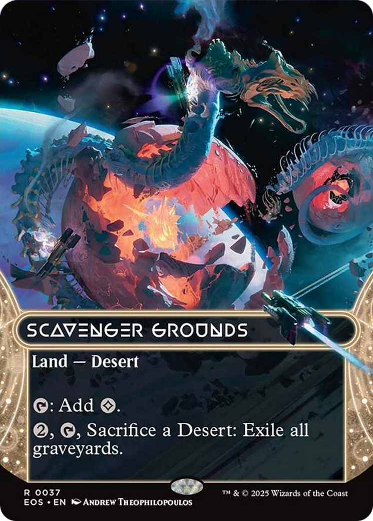 Scavenger Grounds (0037) (Borderless) [Edge of Eternities: Stellar Sights] | Pegasus Games WI