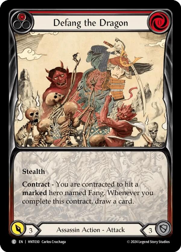 Defang the Dragon [HNT030] (The Hunted)  Rainbow Foil | Pegasus Games WI