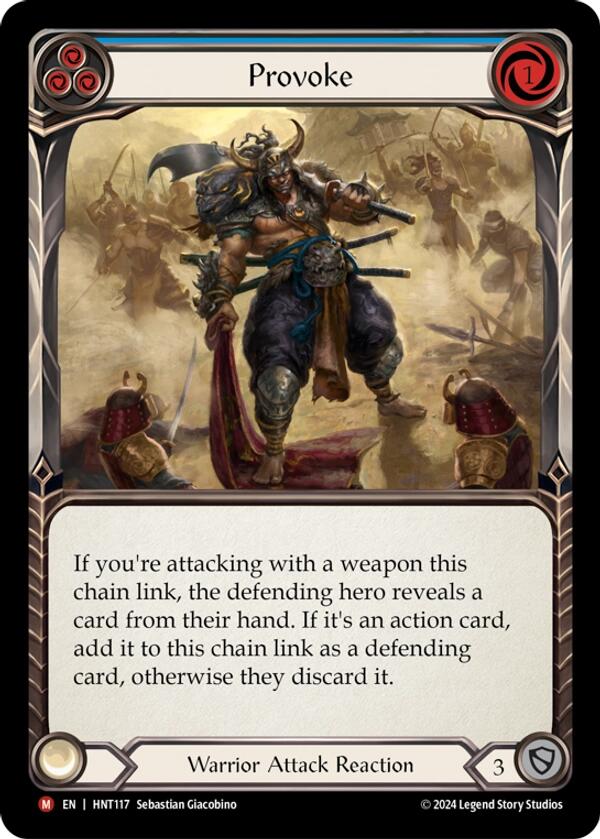 Provoke [HNT117] (The Hunted)  Rainbow Foil | Pegasus Games WI