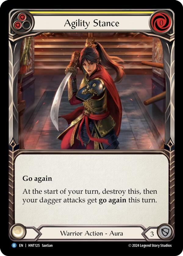 Agility Stance [HNT125] (The Hunted)  Rainbow Foil | Pegasus Games WI