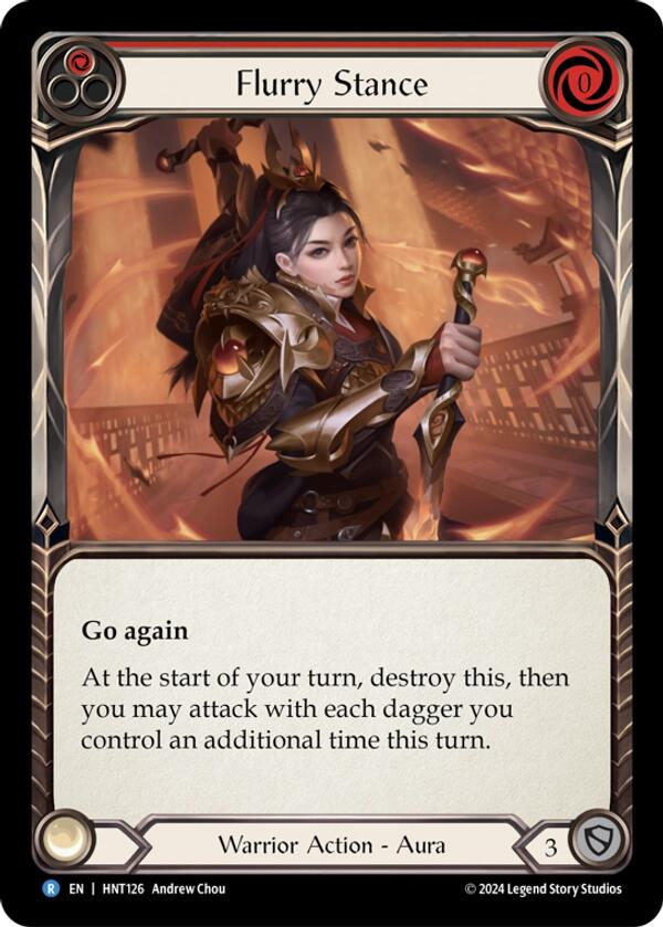 Flurry Stance [HNT126] (The Hunted)  Rainbow Foil | Pegasus Games WI