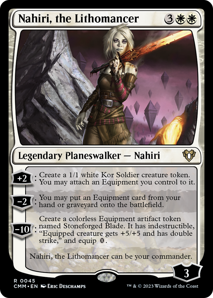 Nahiri, the Lithomancer [Commander Masters] | Pegasus Games WI