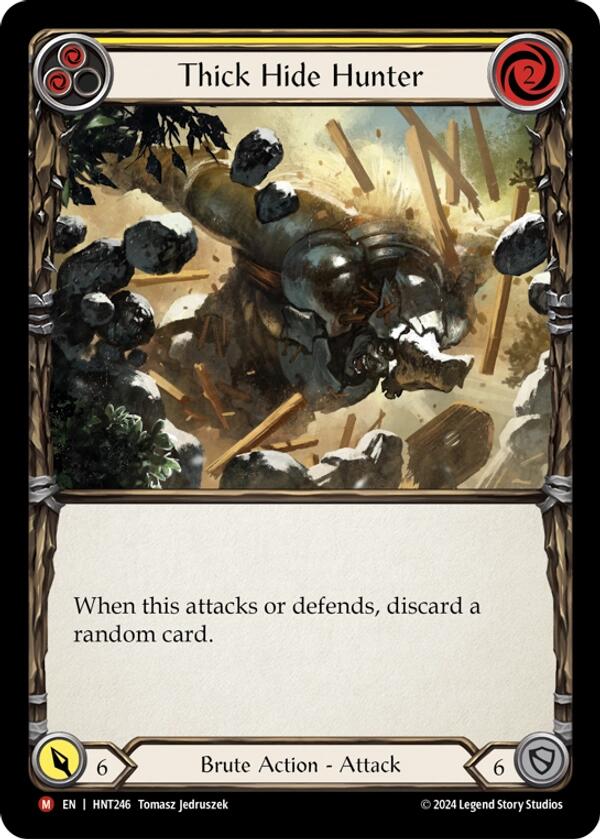 Thick Hide Hunter [HNT246] (The Hunted)  Rainbow Foil | Pegasus Games WI