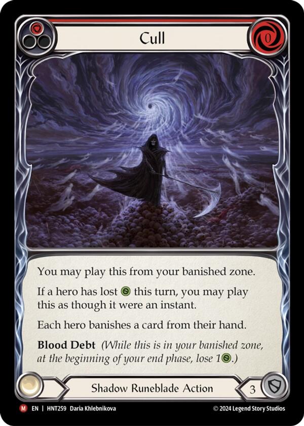Cull [HNT259] (The Hunted)  Rainbow Foil | Pegasus Games WI