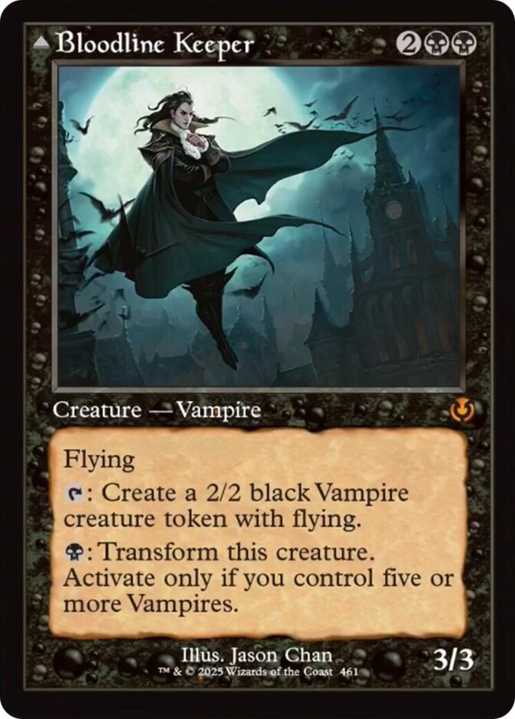 Bloodline Keeper // Lord of Lineage (Retro Frame) [Innistrad Remastered] | Pegasus Games WI