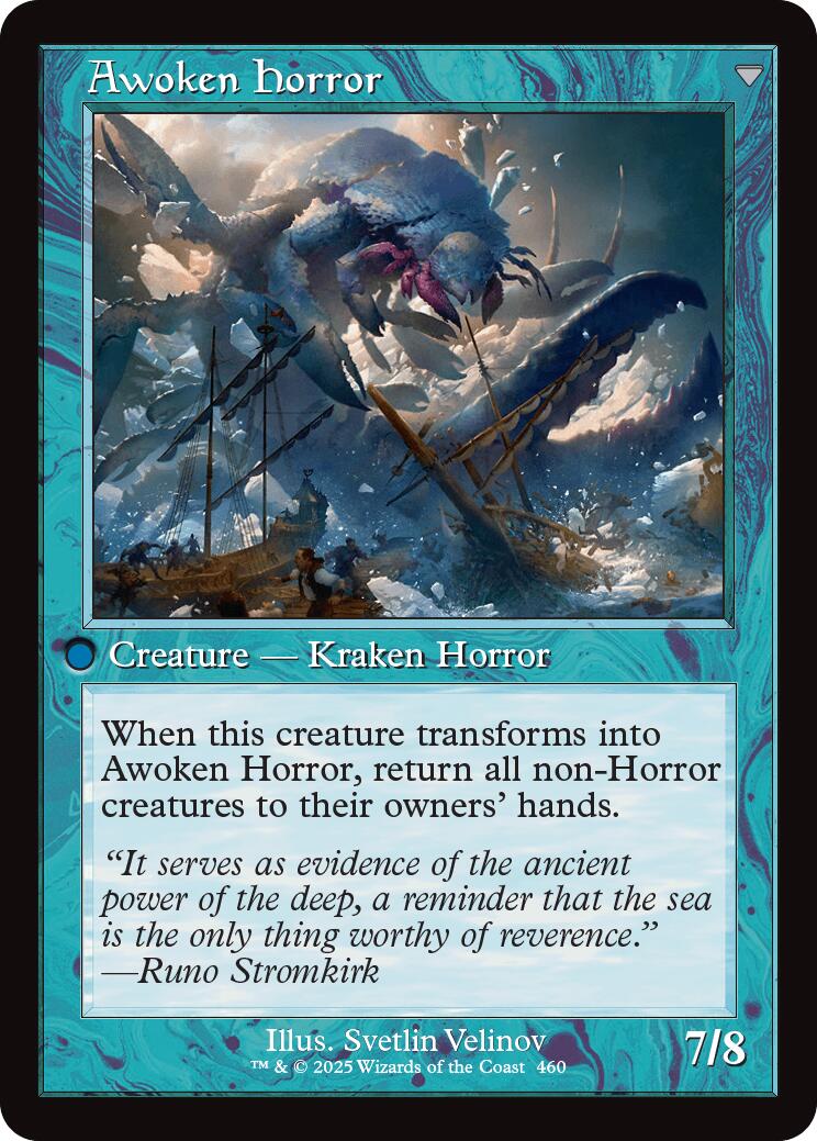 Thing in the Ice // Awoken Horror (Retro Frame) [Innistrad Remastered] | Pegasus Games WI