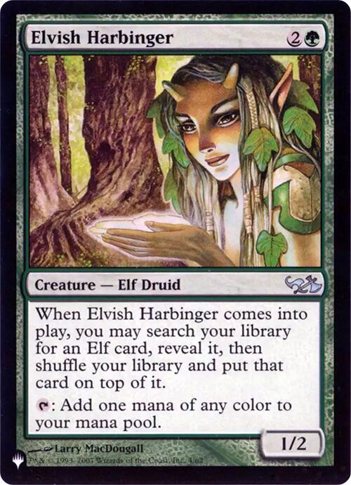 Elvish Harbinger (Retro Frame) [The List] | Pegasus Games WI