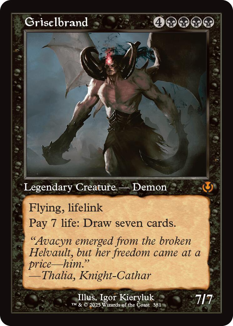 Griselbrand (Retro Frame) [Innistrad Remastered] | Pegasus Games WI