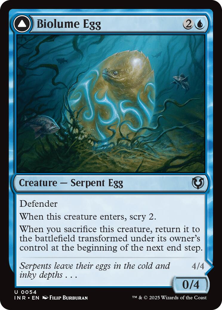 Biolume Egg // Biolume Serpent [Innistrad Remastered] | Pegasus Games WI