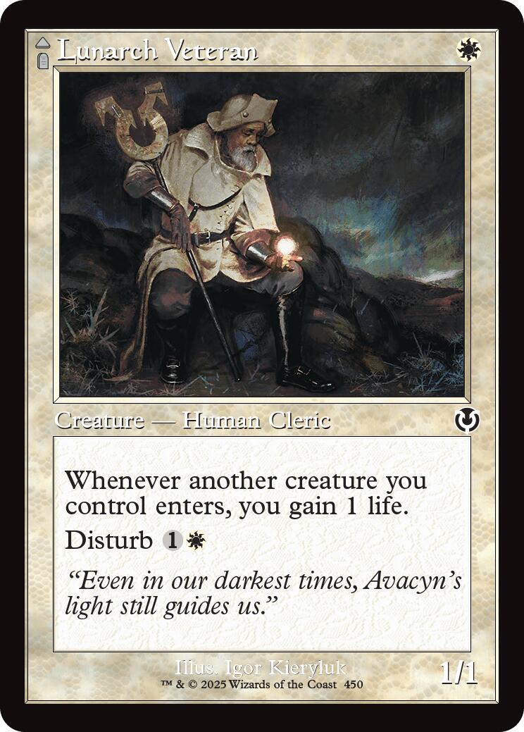 Lunarch Veteran // Luminous Phantom (Retro Frame) [Innistrad Remastered] | Pegasus Games WI