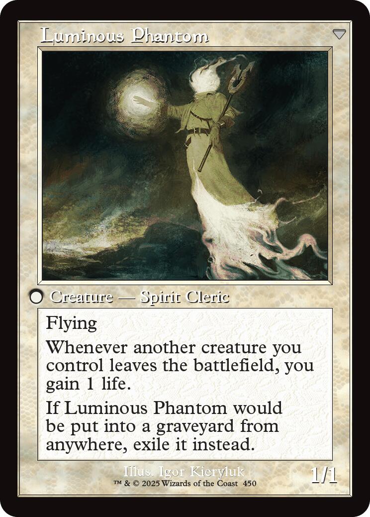Lunarch Veteran // Luminous Phantom (Retro Frame) [Innistrad Remastered] | Pegasus Games WI
