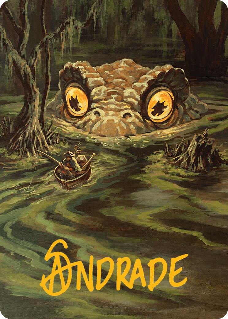 The Gitrog Monster Art Card (Gold-Stamped Signature) [Innistrad Remastered Art Series] | Pegasus Games WI