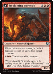 Smoldering Werewolf // Erupting Dreadwolf [Innistrad Remastered] | Pegasus Games WI