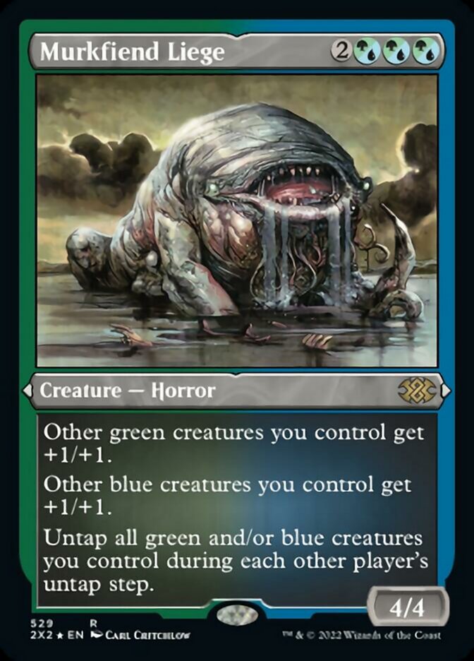 Murkfiend Liege (Foil Etched) [Double Masters 2022] | Pegasus Games WI