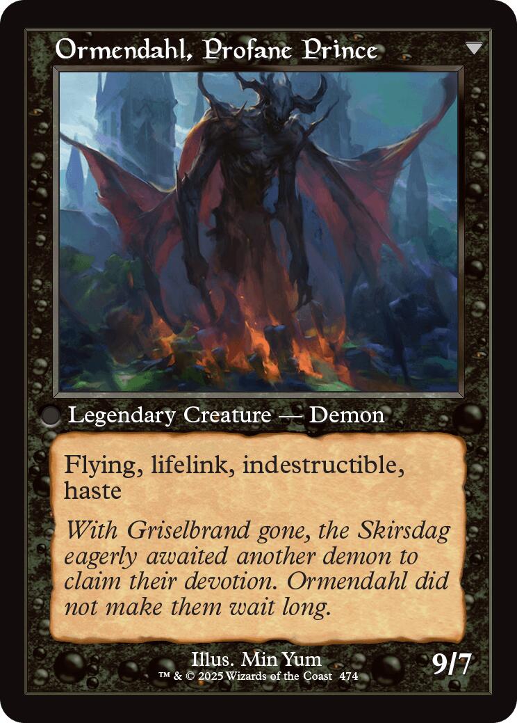 Westvale Abbey // Ormendahl, Profane Prince (Retro Frame) [Innistrad Remastered] | Pegasus Games WI