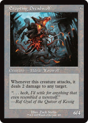Smoldering Werewolf // Erupting Dreadwolf (Retro Frame) [Innistrad Remastered] | Pegasus Games WI