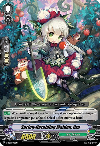Spring-Heralding Maiden, Ozu (V-TD12/010EN) [Ahsha] | Pegasus Games WI
