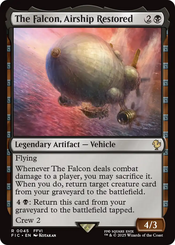 The Falcon, Airship Restored [FINAL FANTASY Commander] | Pegasus Games WI