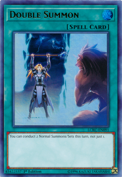 Double Summon [LCKC-EN091] Ultra Rare | Pegasus Games WI
