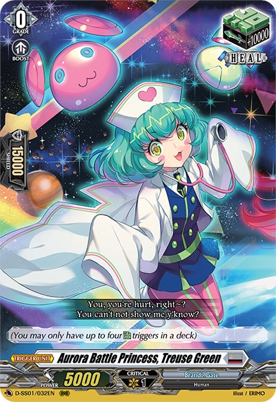 Aurora Battle Princess, Treuse Green (D-SS01/032EN) [Festival Collection 2021] | Pegasus Games WI