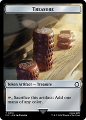 Treasure (0018) // Warrior Double-Sided Token [Fallout Tokens] | Pegasus Games WI