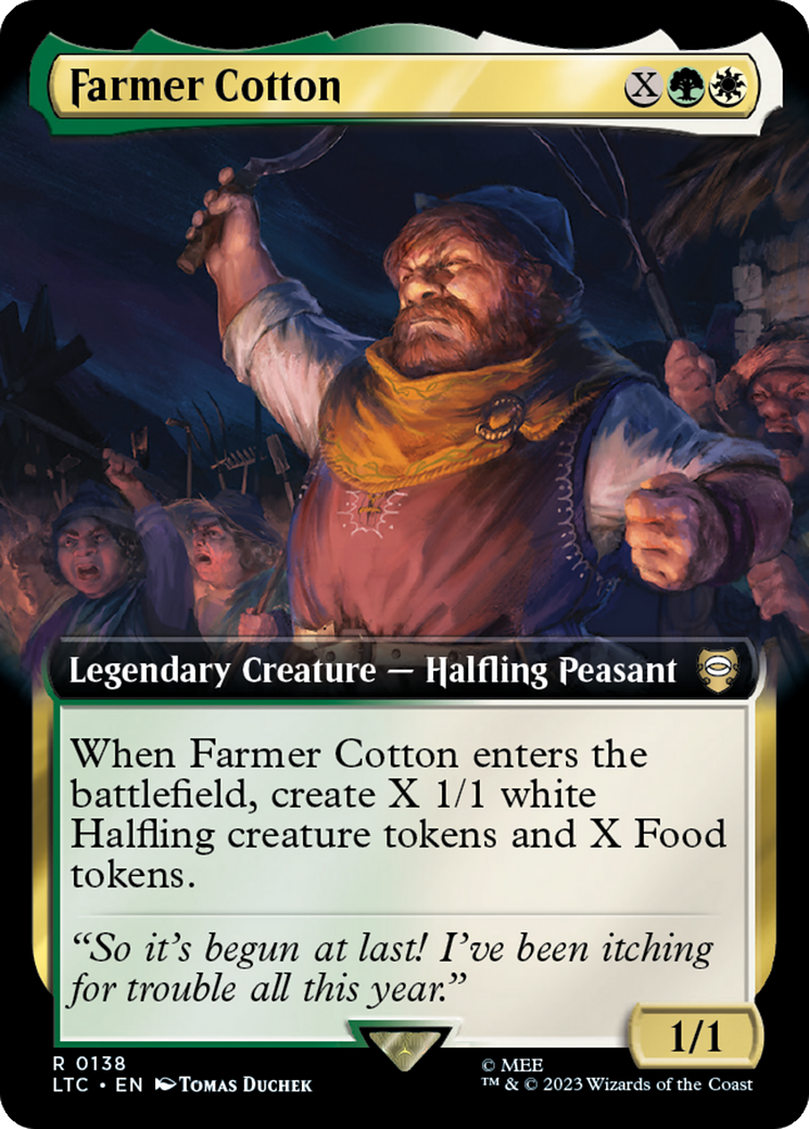 Farmer Cotton (Extended Art) [The Lord of the Rings: Tales of Middle-Earth Commander] | Pegasus Games WI
