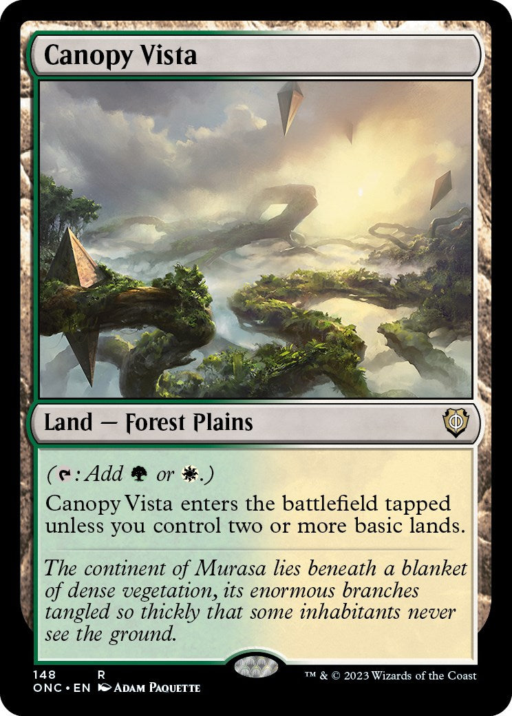 Canopy Vista [Phyrexia: All Will Be One Commander] | Pegasus Games WI