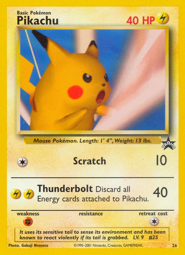 Pikachu (26) [Wizards of the Coast: Black Star Promos] | Pegasus Games WI