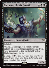 Metamorphosis Fanatic [Duskmourn: House of Horror Commander] | Pegasus Games WI