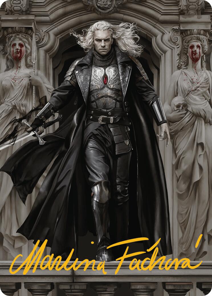 Sorin, Imperious Bloodlord Art Card (Gold-Stamped Signature) [Innistrad Remastered Art Series] | Pegasus Games WI