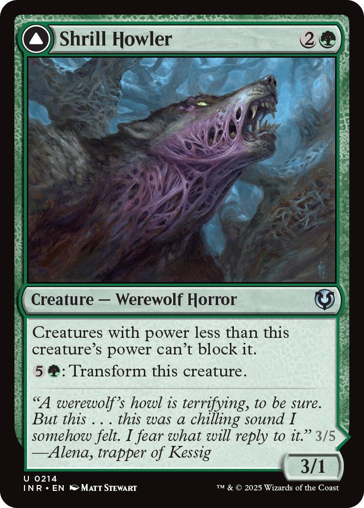 Shrill Howler // Howling Chorus [Innistrad Remastered] | Pegasus Games WI
