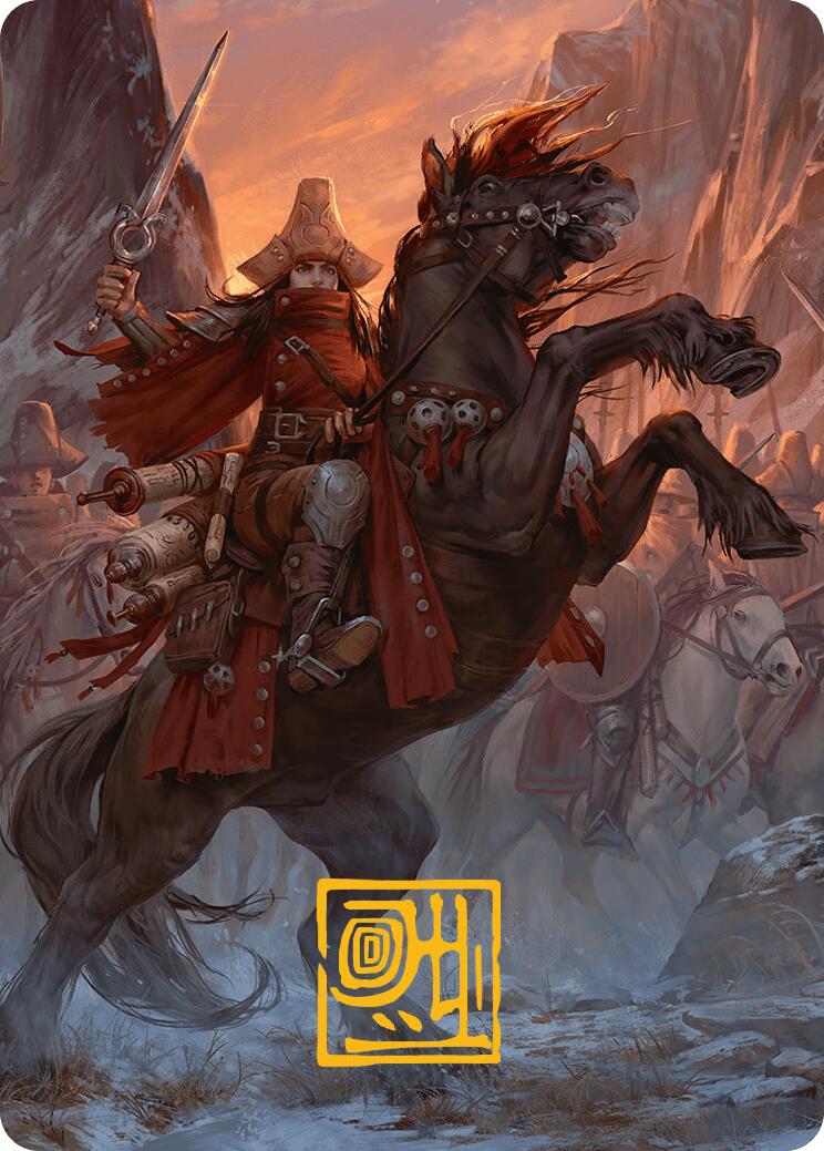Zealous Conscripts (Gold-Stamped Signature) [Innistrad Remastered Art Series] | Pegasus Games WI