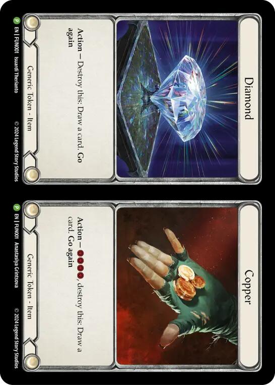 Cracker Bauble // Diamond and Copper [LGS360-FUN001] (Promo) | Pegasus Games WI